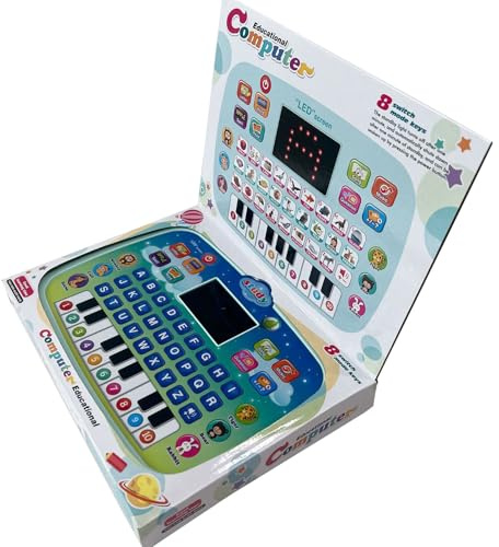 Jouet pour bébé Tablette | Jouet éducatif pour Tout-Petits Ordinateur Portable - Jouet d'apprentissage numéro de l'alphabet Cadeaux d'anniversaire pour 1 2 3 4 Ans garçons Filles
