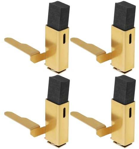 EMSea 2 Pares de Escobillas de Carbón para Herramientas Eléctricas con Carcasa Metálica Y Resorte Interno Compatible con Black & Decker