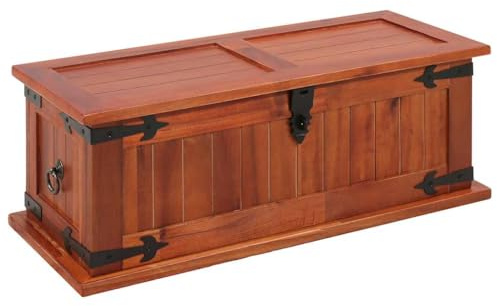 vidaXL Storage Chest 60x25x22 cm Solid Acacia Wood