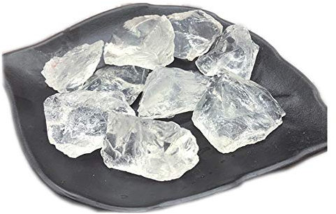 AITELEI Natural 1 LB Piedra de Cristal de Cuarzo Blanco En Bruto Piedra de Roca Original cruda Espécimen Colección curativa Piedra Mineral para Volteretas, Wicca Reiki