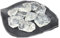 Natural 1 LB Piedra de Cristal de Cuarzo Blanco En Bruto Piedra de Roca Original cruda Espécimen Colección curativa Piedra Mineral para Volteretas, Wicca Reiki