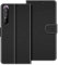 COODIO Handyhülle für Sony Xperia 1 II 5G Handy Hülle, Sony Xperia 1 II 5G Hülle Leder Handytasche für Sony Xperia 1 II 5G Klapphülle Tasche, Schwarz