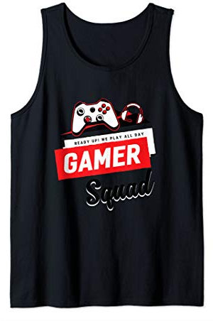 Videospiel-Controller-Headset Gaming Gaming Gamer Squad Tank Top