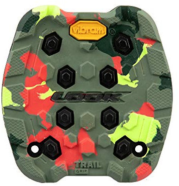 LOOK Cycle - Activ Grip Trail Pad - Kompatibel mit Trail Grip Flat Pedalen - Anti-Rutsch Technologie mit Innovativer Grip Gummi Oberfläche - Außergewöhnliche Griffigkeit - Crazy Camo