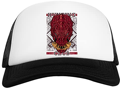 Hunting Club Weiß Schwarz Unisex Baseball Cap White Black Unisex