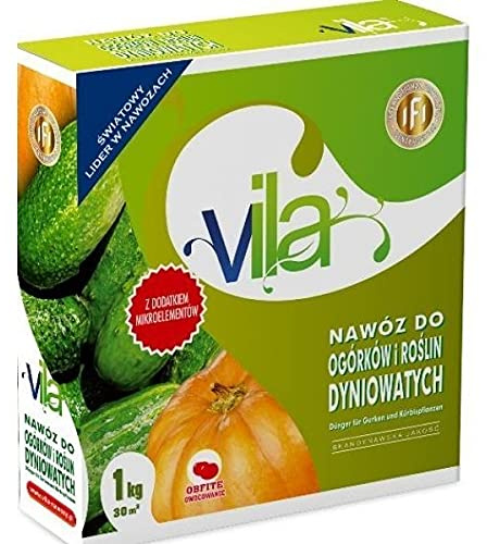 Stones Garden Vila Dünger für Gurken und Kürbisse 1 KG Gartendünger mit Langzeitwirkung Organisch-mineralischer