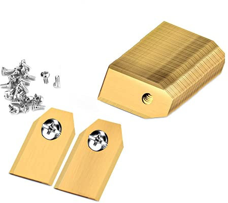 18 × Automower blades, lawn mower blades, titanium knife blades with 18 screws for all models Husqvarna Automower Gardena Yard Force robotic lawnmower, ment blade, lawn robot