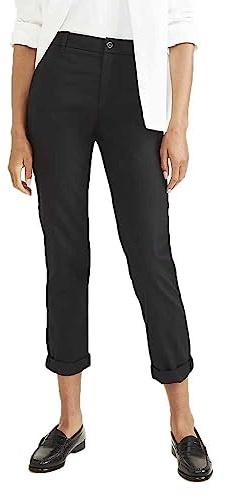 Dockers Damen Hose Weekend Chino Slim, Beautiful Black, 32 Extra Tall
