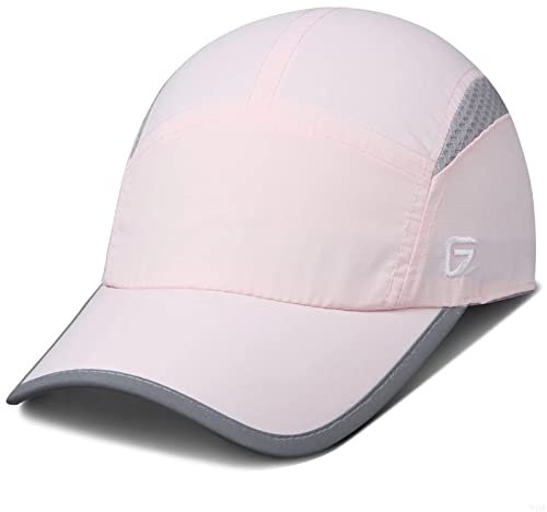 GADIEMKENSD Womens Hats Baseball Cap UPF 50+ Sun Quick Dry Lightweight Breathable Reflective Trucker Hat Outdoor Hiking Fishing Run Golf Sports A Dad Mesh Hats Running Hat Ponytail for Women Pink XL