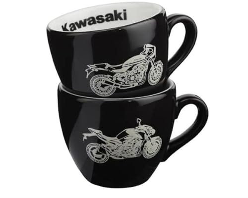 Kawasaki Z-50th Espresso-Tassen Set schwarz