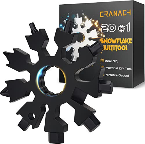 Geschenke für Männer Weihnachtsgeschenke Schneeflocken Multitool - Schneeflocke Werkzeug Adventskalender Gadgets für Männer Papa Geschenk Weihnachten, Valentinstag Wichtelgeschenk Vatertagsgeschenk