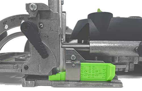 Imperial (Zoll) & Metrisches (mm) Tiefenmesser für Festool Domino DF 500
