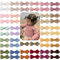 CELLOT Lot de 50 pinces à cheveux entièrement doublées pour bébé fille - Nœuds à cheveux de 5,1 cm - Pinces crocodiles pour filles, nourrissons et tout-petits (5,1 cm, couleurs pastel)