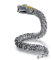 ZFSBRTL Nordisch Vintage Ouroboros Armband, Herren Retro Kupfer Schlangenkönigskette Wikinger Amulett Schmuck Gotisch Biker Armreif,18cm