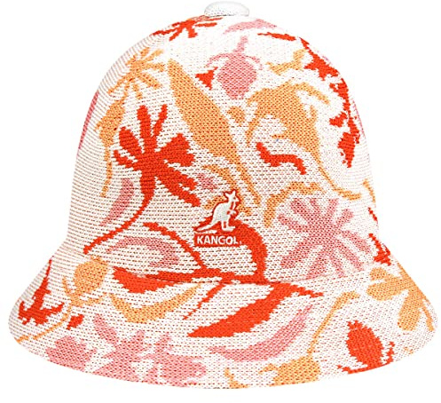 Kangol Street Floral Casual Stoffhut Glockenhut Sommerhut Sonnenhut Damen - Sommer Frühling-Sommer - L (58-59 cm) rosa