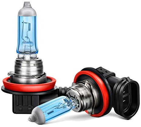 LTONXEN H11 Halogen Scheinwerfer Birne, E-Prüfzeichen, Warmweiß für Auto 12V 60W/55W Nebelscheinwerfer Abblendlicht Ersatz Glühlampen.(2 Stück)