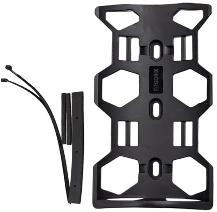 GORIX Fahrrad Vorderseite Fork Käfig Vorderseite Gabel Montieren Flasche Käfig Groß Käfig Bikepacking Fahrrad Tasche (Cargo CAGE)