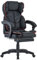 TRISENS Schreibtischstuhl ergonomisch mit Flexibler Rückenlehne & Kopfstütze - Bequemer Bürostuhl für Schreibtisch - Büro Stuhl, Drehstuhl, Chefsessel, Farbe:Schwarz - Rot
