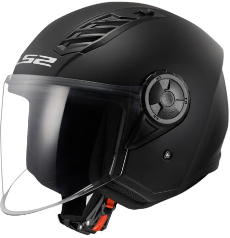 LS2 OF616 Helm Airflow II Solid Matt Black Matt M Neue Zulassung