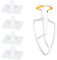 Soportes de fijación para batidora de pie compatibles con accesorios de batidora Kitchen Aid (blanco)