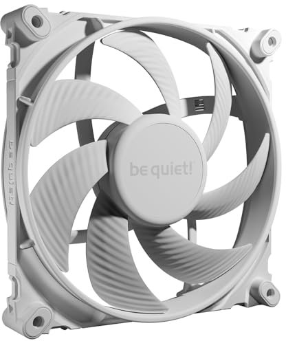 be quiet! ventilador Silent Wings 4 140mm PWM White, aletas optimizadas, alto rendimiento extraordinario, presión de aire extremadamente alta, funcionamiento prácticamente inaudible, BL116