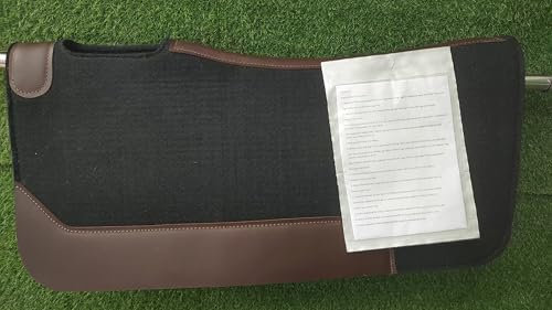 EQUIGEAR Westernpferd-Filzpad/Konturpad aus hochwertigem Wollfilz in den Größen 32 x 32 Zoll und 30 x 30 Zoll A23 (32x32)