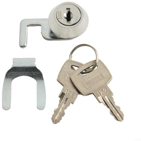 Schubladen-Nockenschloss mit Schnell-Clip, Zinklegierung, Sicherheitsschloss für Spind, Metallschrank, Flugbox