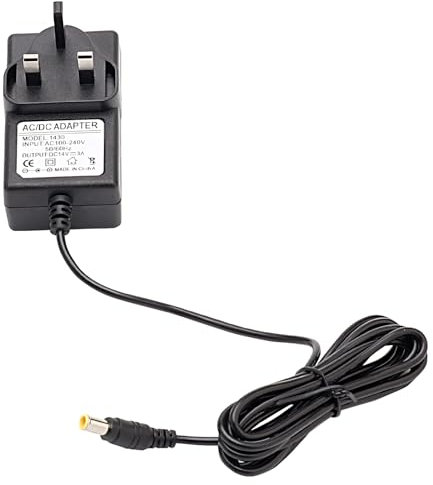 14V AC/DC Adaptor Power Cable for Samsung Monitor S22F350FHR S22A330 S22F352 S24D300HL S27D390H S27D360H C24F390FHR C24RG50FQR C27R500FHR SF35 CR50 CRG5 CF39 SyncMaster Gaming Monitor Charger