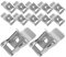 Garneck 10 Stück Federclip Set Für LED Panel Einbauleuchten - Spannklammern Für Deckenlampe - Ideal Für Die Montage Von Federclips Und Einbauleuchten Und Langlebig