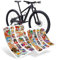 Riesel Design® Frame:Tape 3000 Fahrrad Rahmenschutz - Stylische Fahrrad Schutzfolie/Selbstklebende Fahrradschutzfolien/MTB Rahmenschutzfolie als Kratzschutz (stickerbomb Set)
