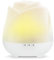 Earnest Living Rosen Aroma Diffuser – 150 ml Mini Ultraschall Diffusor für ätherische Öle – USB Duftlampe & Luftbefeuchter mit 7 Farben LED, Auto-Off, BPA-frei – Geschenkidee für Frauen – Rein weiß