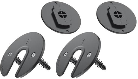 Nexusectar Wandhalterung für Tablet | Rahmenlose Küchen-Tablet-Halterung Wandhalterung,Feste - mit 90-Grad-Drehung für WLAN-Router und E-Reader