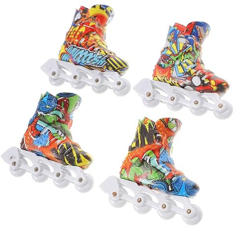 TOBBOMEY 2paia Finger Roller Skate Portatile Per Per e Accessorio Scrivania e Educativo