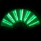 WKAYsIV LED Light Up Hand Fan, Glow Foldable Party Fan for Raves & Performances, Large Chinese Folding Fan, Dance Festival Accessories, Decorative Fan for Women & Home Decors (Green)