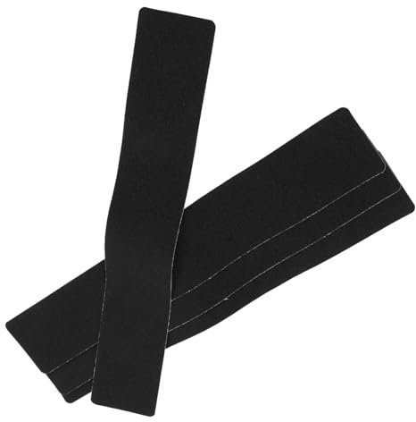 Mipcase 4 Pezzi Nastro Antiscivolo Strisce Antiscivolo Per Doccia Coperture Per Scale Pedate Per Gradini in Legno Per Interni Strisce Di Moquette Per Scale Battistrada Per Scale Nero Peva
