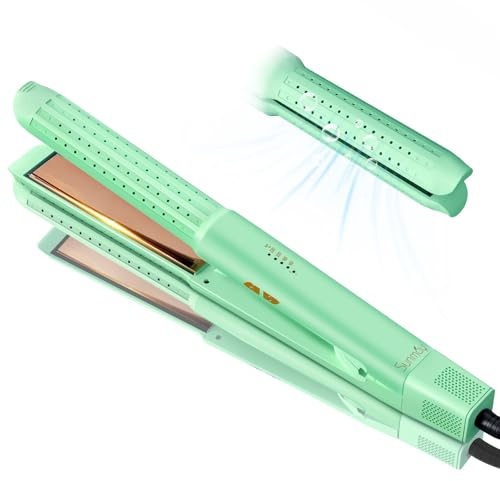 SUNMAY Airflow Hair Straightener & Curler 2-in-1 with Cool Air Vents