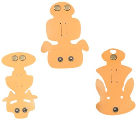 FUNNETOYU 3pezzi Avvolgicavo in Pelle Organizzatore Di Cavi Per Cuffie Raccoglicavo Fibbia Supporto Per Gestione Cavi Dati