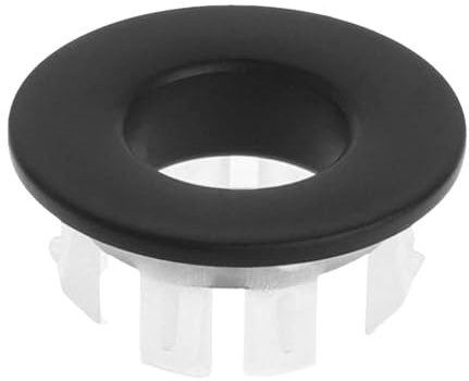 Überlauf-Abdeckung Spüle, Ablaufabdeckung, Locheinsatzkappe für Waschbecken, Beckenverkleidung, runder Locheinsatz für Küche, Wanne, Spüle, Waschtisch, Zuhause, Wohnung, Hotel, Restaurant, öffentliche