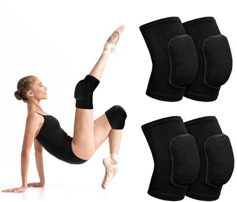 flintronic Volleyball Knieschoner, Knieschoner Tanzen Volleyball, Knieschützer Dicker Schwamm, Verdickung Anti-Kollision Knie Schoner Unisex für Tanzen Basketball Tennis Yoga MTB Sport