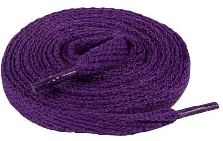 Kilter Coach lacci piatti per unisex adulto 8 millimetri x 100 cm (2 coppie) Viola