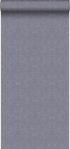 Origin Tapete Ornamente Lila und Grau 53 cm x 10.05 m