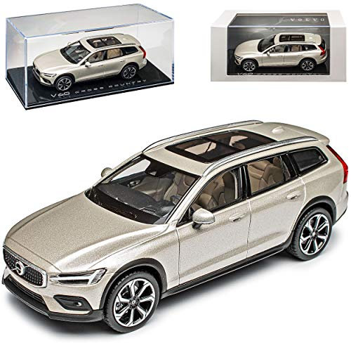 Volvo V60 Cross Country Kombi Birch Beige 3. Generation Ab 2018 1/43 Norev Modell Auto