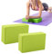 Rysmliuhan Shop Yogablock Yoga Set Yoga Block Schaum Pilates Kopfblock Yoga-Blöcke und Steine Schaumblock mit hoher Dichte Yoga Set Yoga-Blöcke Green,2pcs