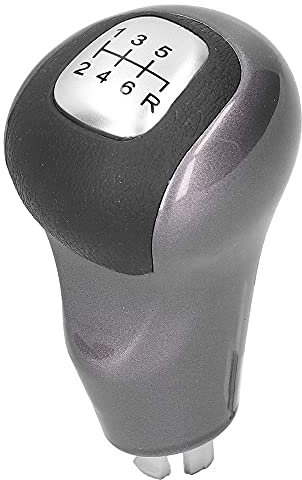 6-Gang MT Schaltknauf Schalthebel Ersatz Passend für Honda Civic DX EX LX 2006-2011(A (silber))
