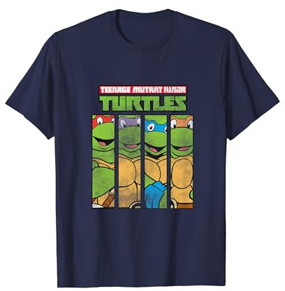 Teenage Mutant Ninja Turtles Gesicht Grid T-Shirt