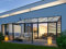 VITRO Terrassenüberdachung Aluminium, 7x4m, Glas, Anthrazit