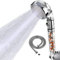 Ionic Shower Head with 2M Hose, Filter for Hard Water, 4 Modes Spray, Stop Button, Extra Filter Beads