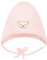 Steiff Unisex Baby Basic Bommel Beanie-Mütze, Silver PINK, 47