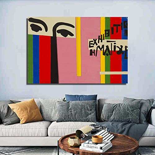 Bunte Strights Henri Matisse Berühmte Leinwanddrucke Wandkunst Gemälde Reproduktionen für Wohnzimmer Wohnkultur Wanddekoration Poster 60x90cm Innenrahmen