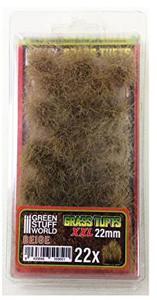 Green Stuff World Grass Tufts XXL - 22mm Self-Adhesive - Beige